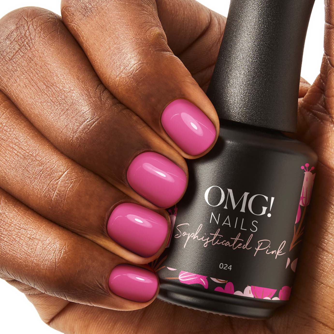 Anspruchsvoller rosa Gel-Nagellack